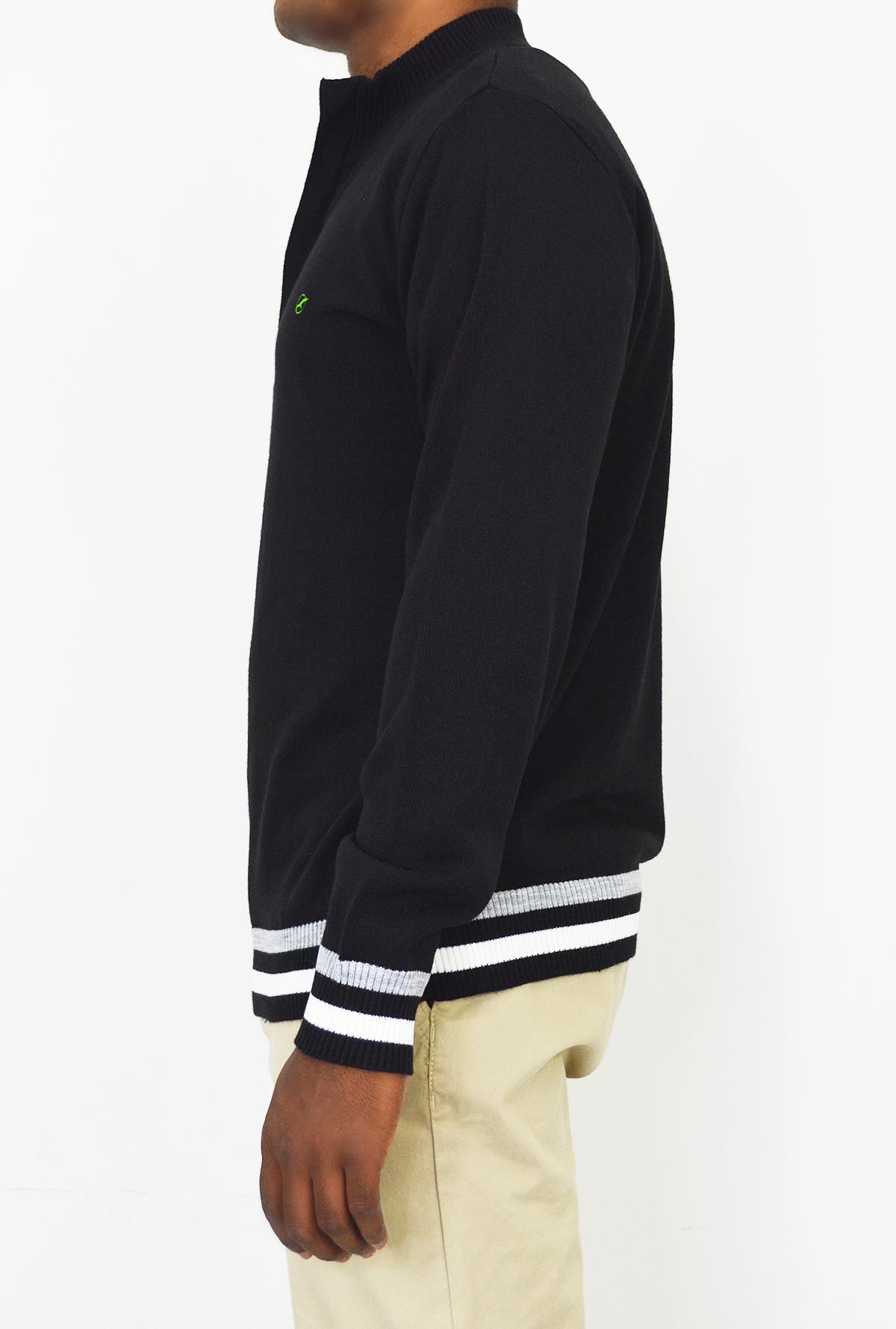 Sweater tejido ligero Negro Para hombre  SW048
