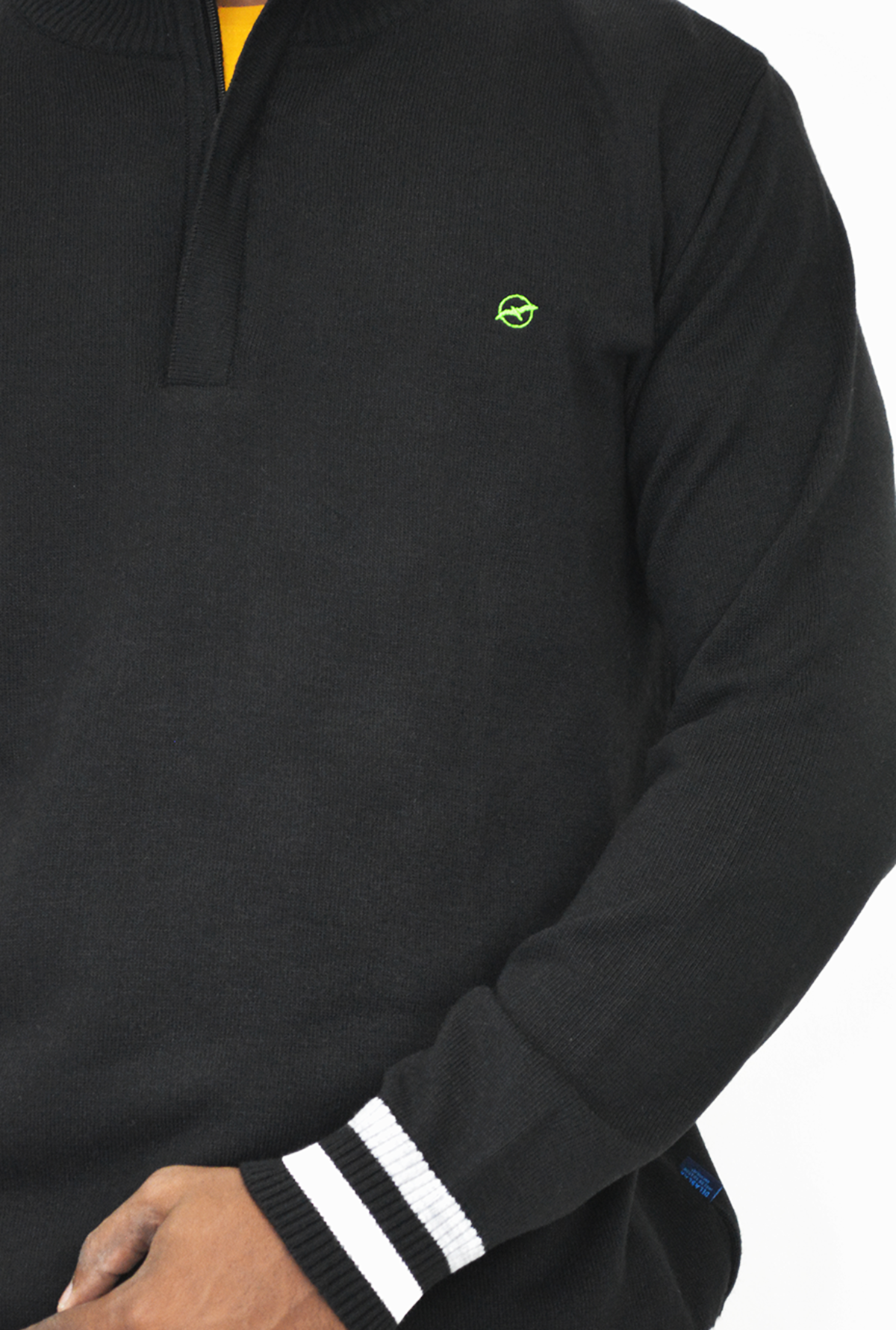 Sweater tejido ligero Negro Para hombre  SW048