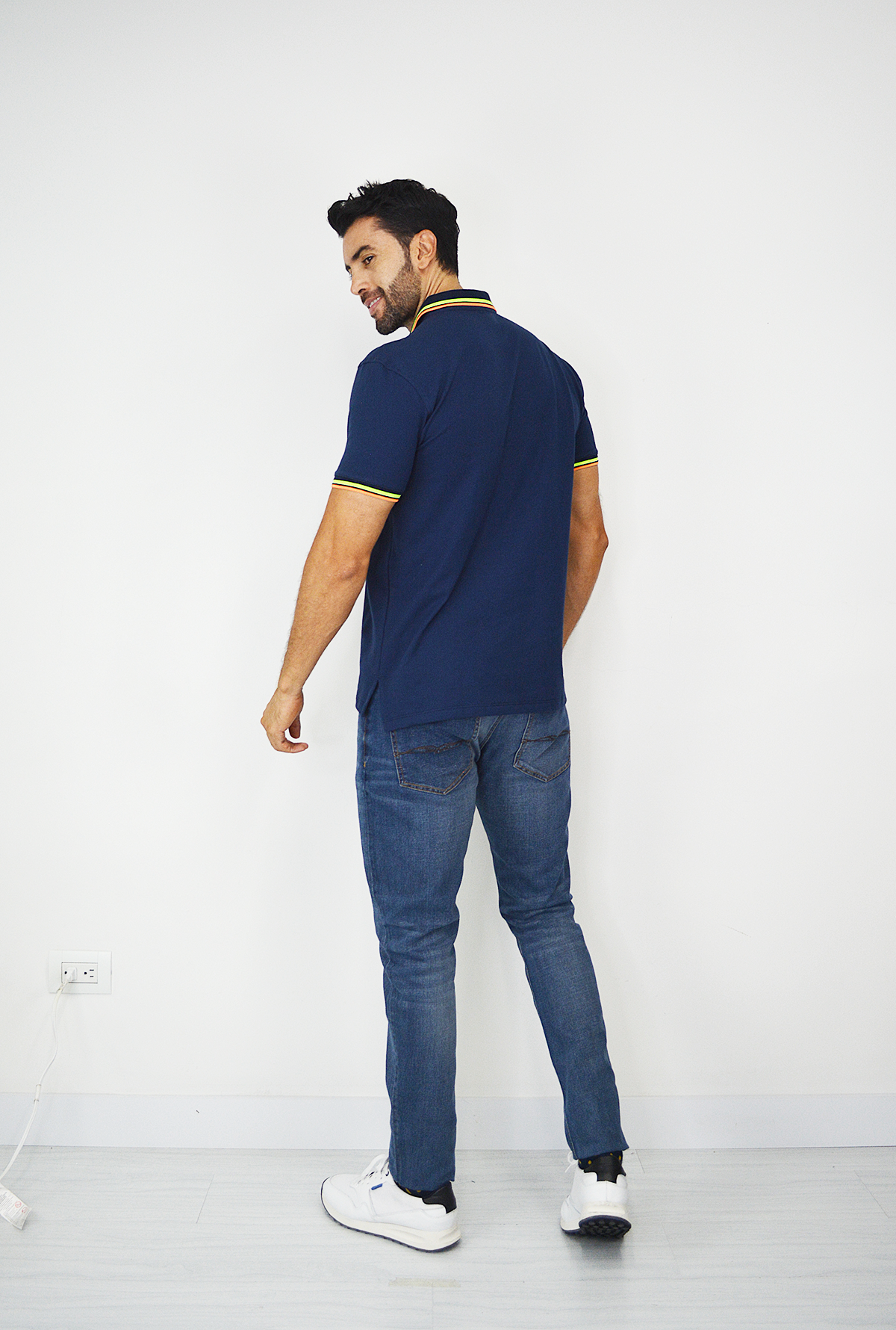 Camiseta de Hombre tipo polo Azul para Hombre CPB022
