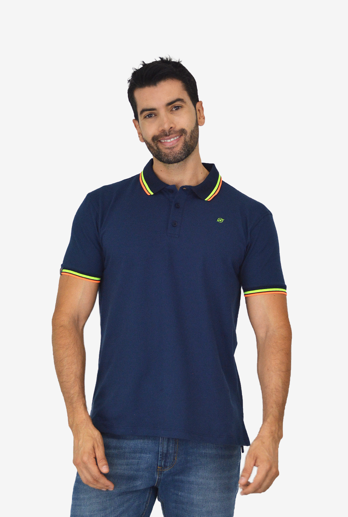 Camiseta de Hombre tipo polo Azul para Hombre CPB022
