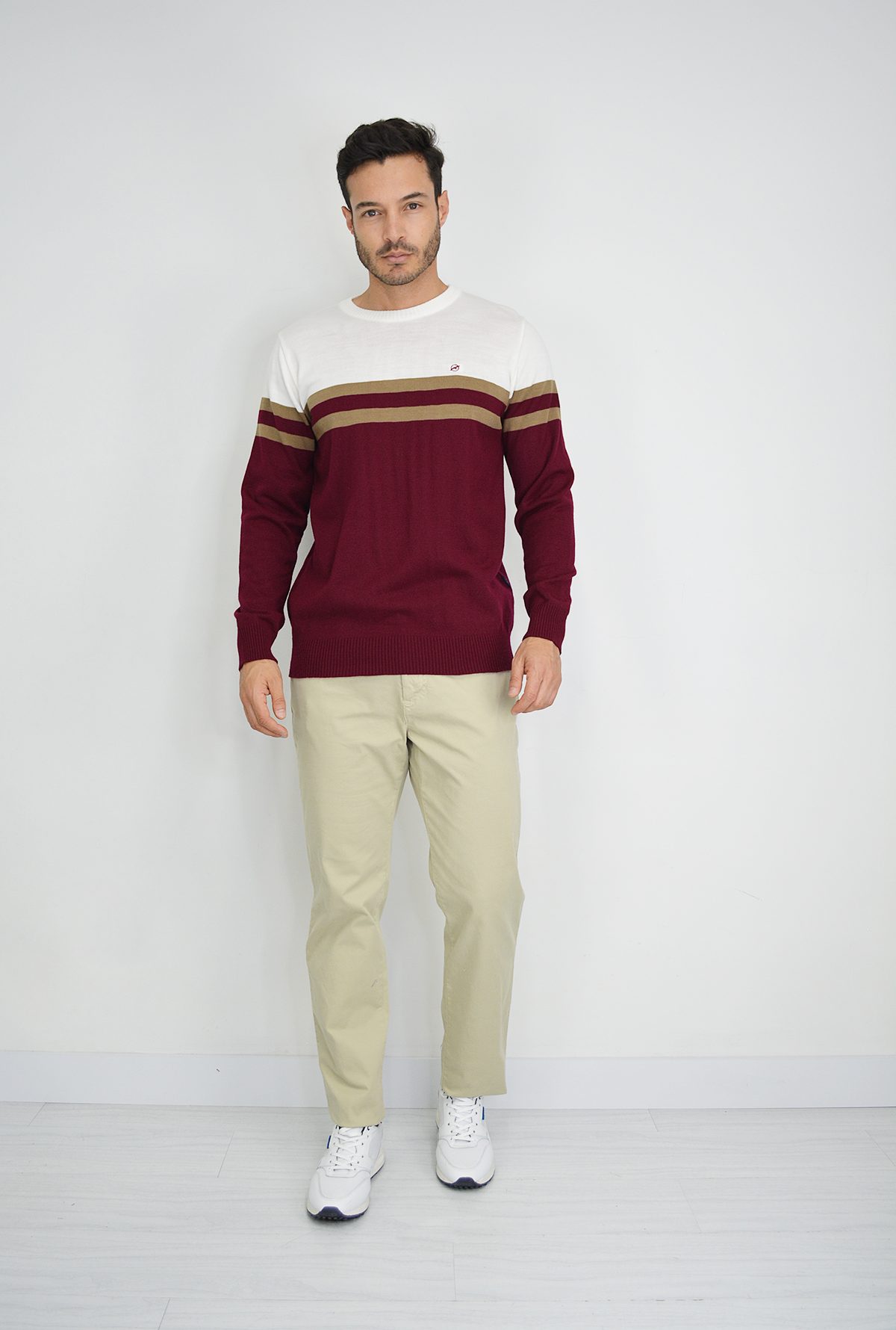 Sweater Tejido Vinotinto  para Hombre SW050-12