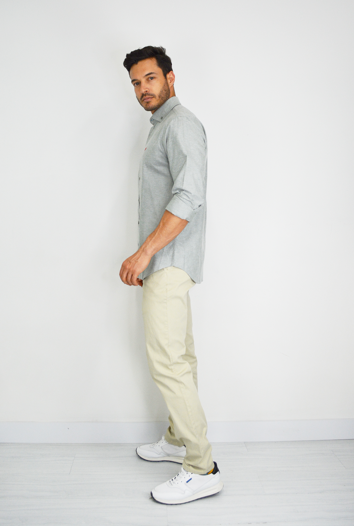 Camisa Manga Larga Oxford Verde CML3127