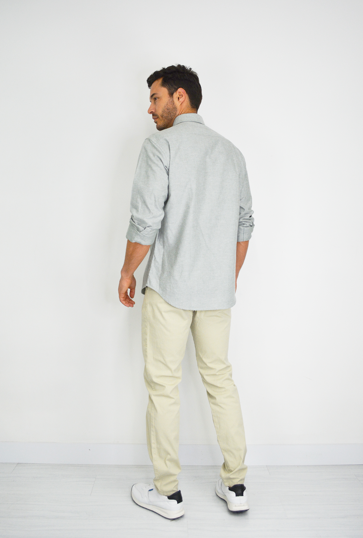 Camisa Manga Larga Oxford Verde CML3127