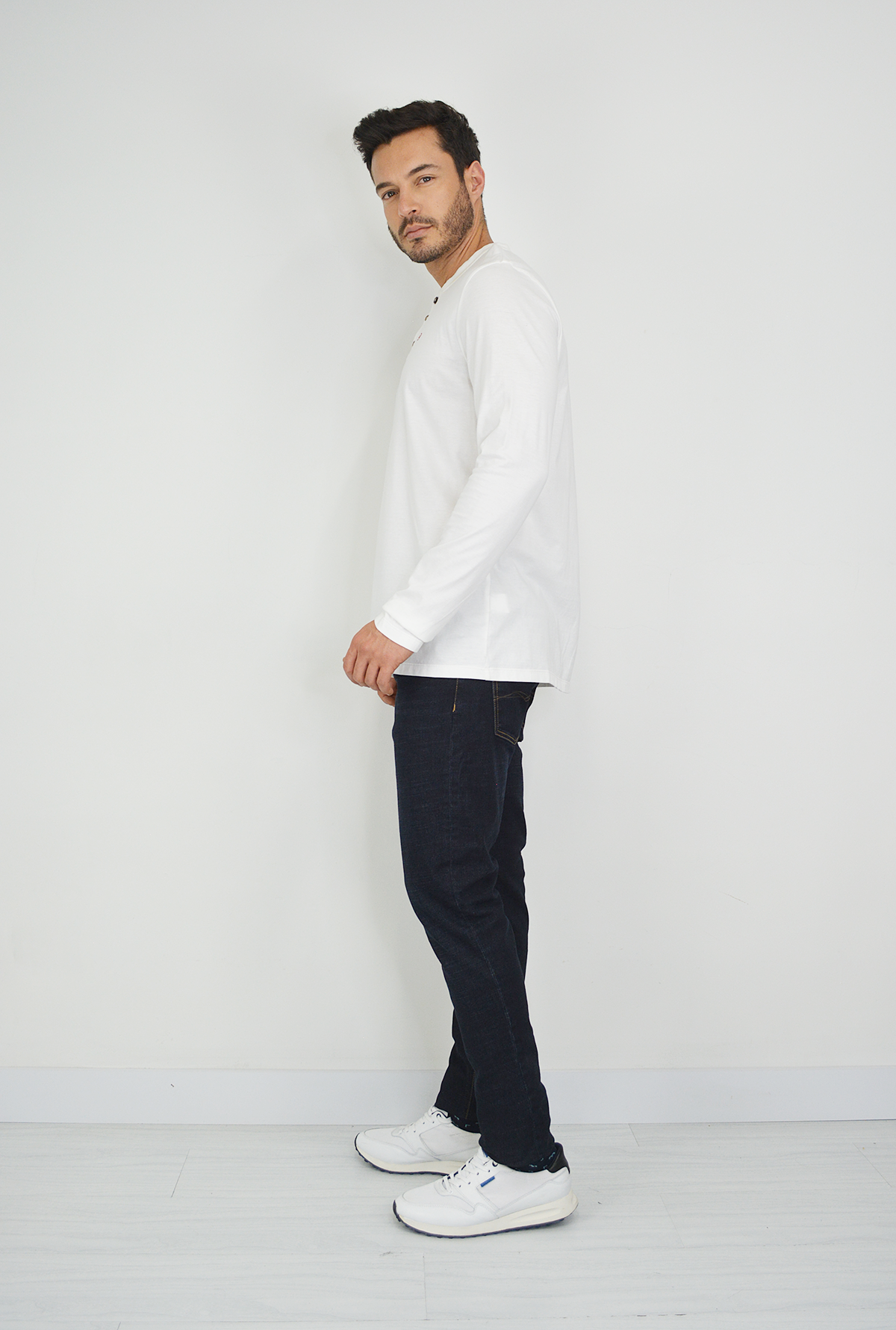 Camibuso Marfil Para Hombre TS3018