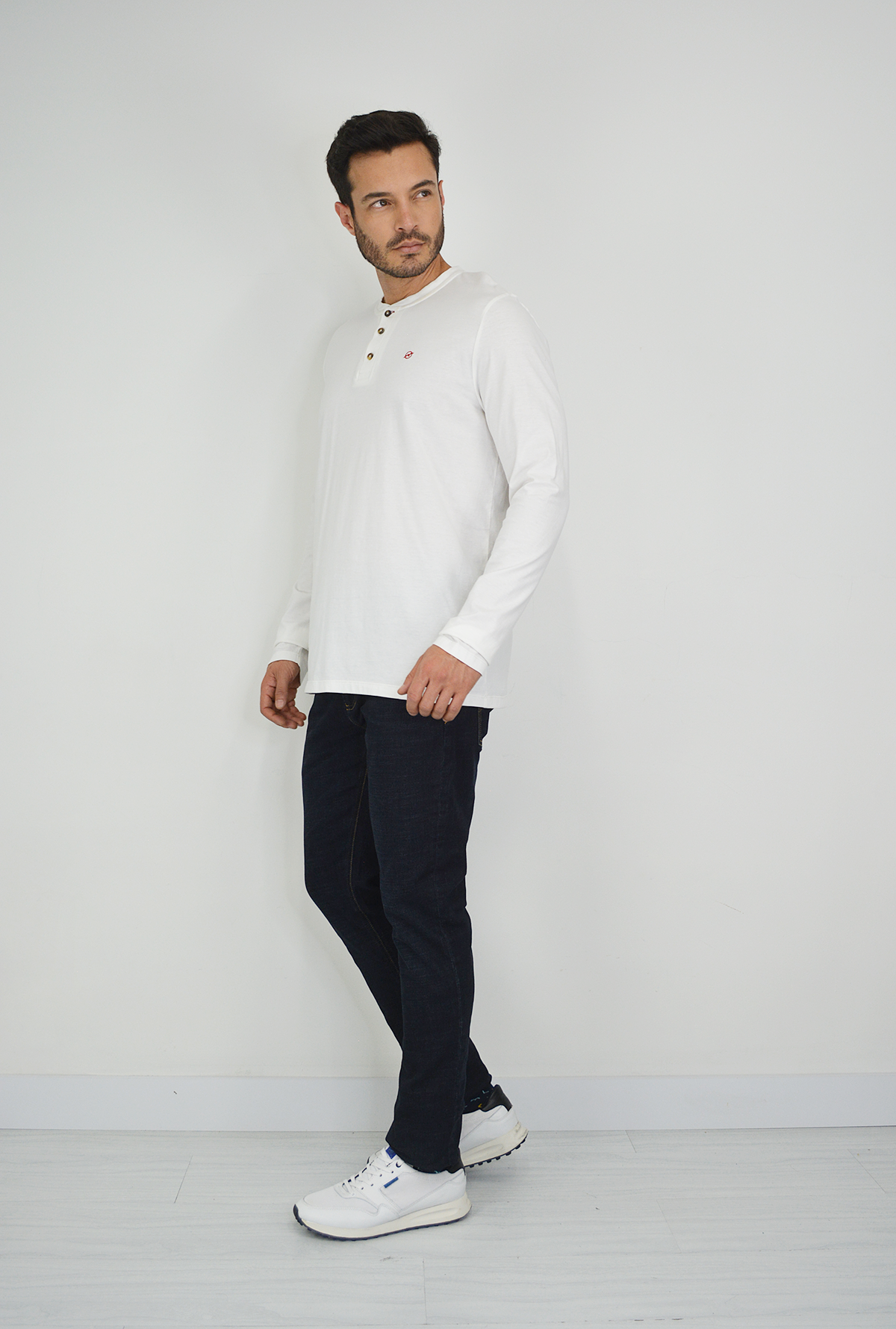Camibuso Marfil Para Hombre TS3018