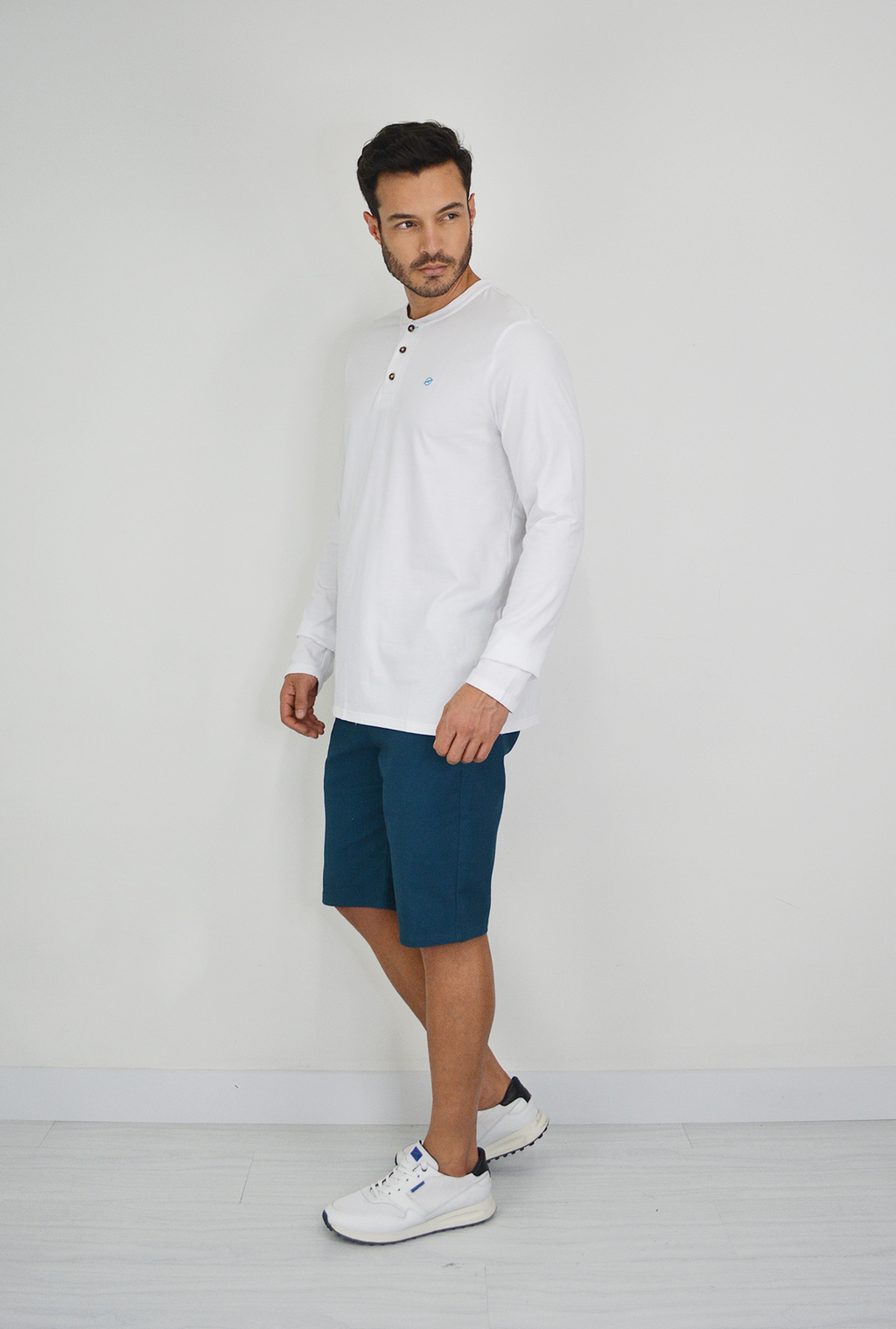 Camibuso Blanco Para Hombre TS3018
