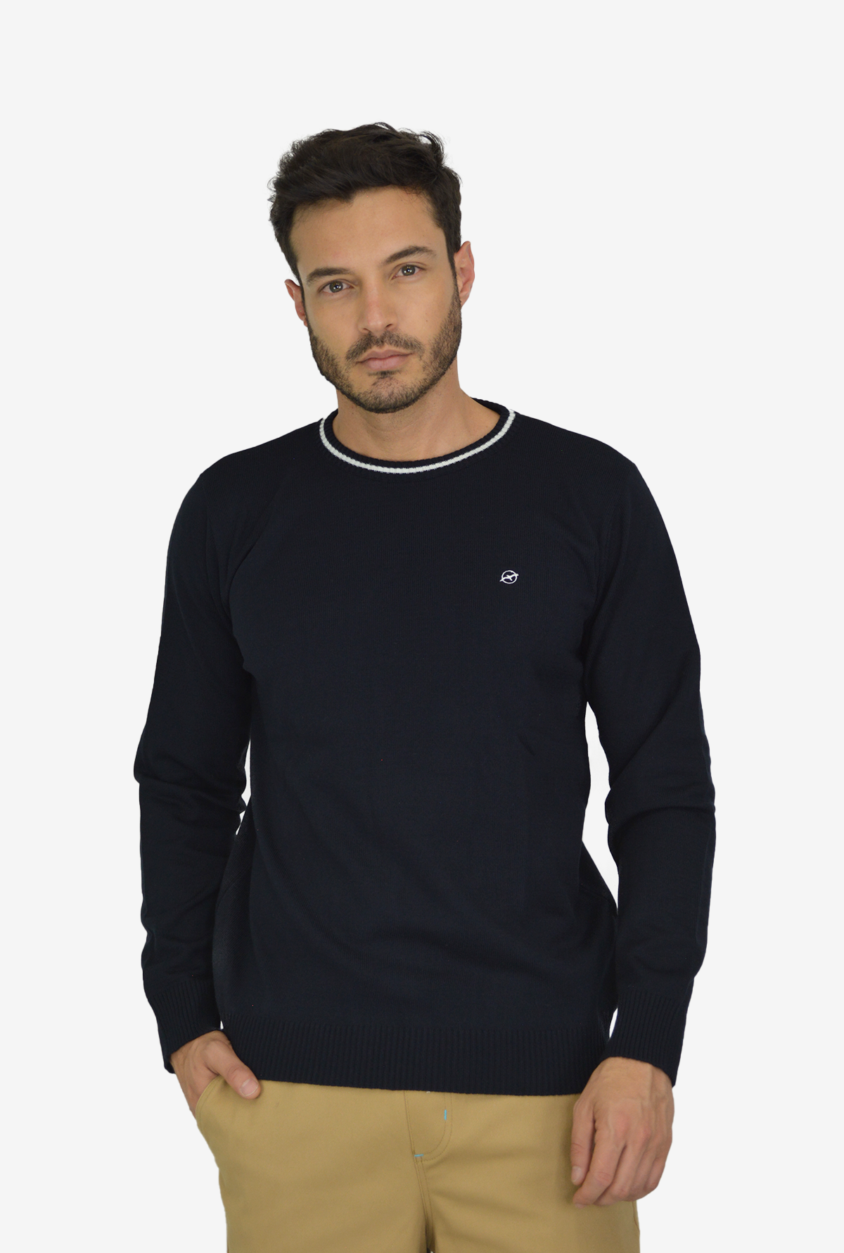 Sweater Tejido Azul Oscuro para Hombre DMST01
