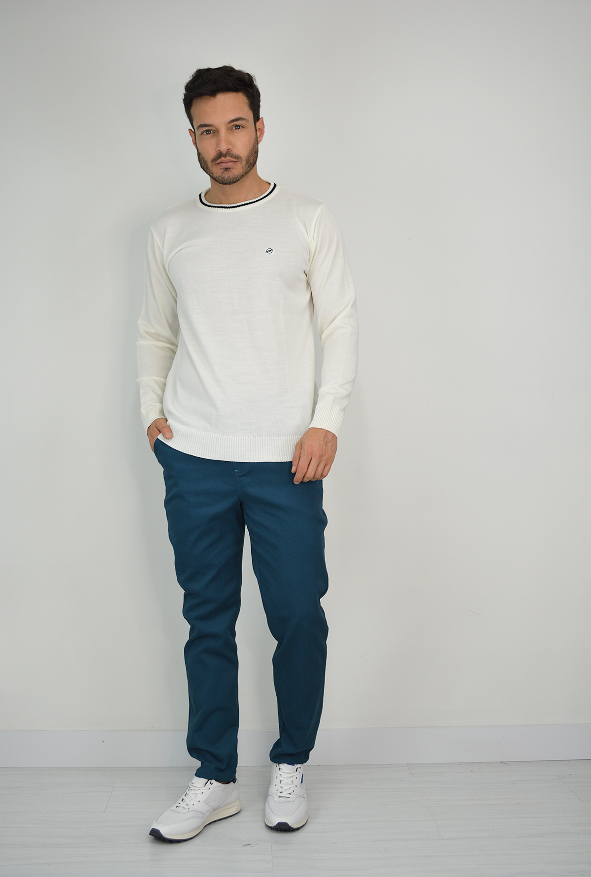 Sweater Tejido Marfil para Hombre DMST01