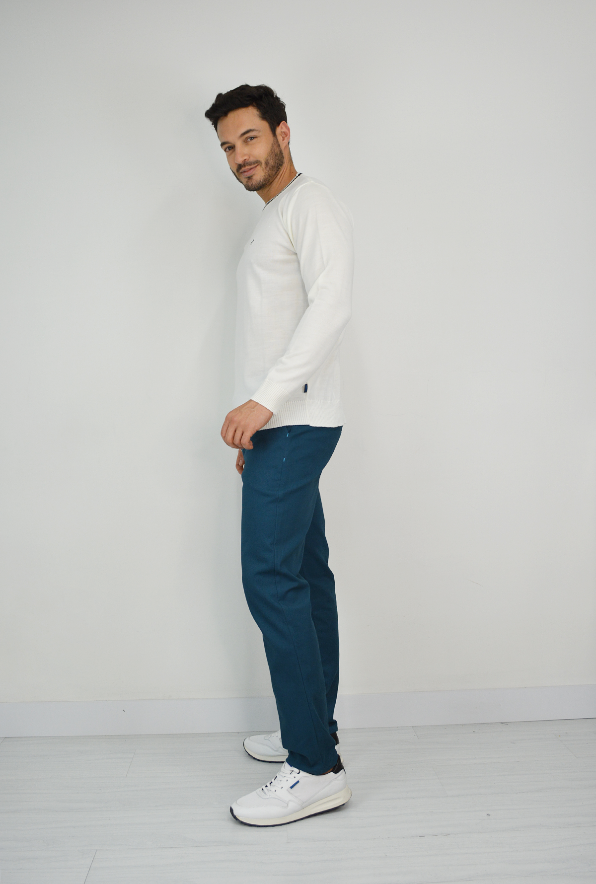 Sweater Tejido Marfil para Hombre DMST01