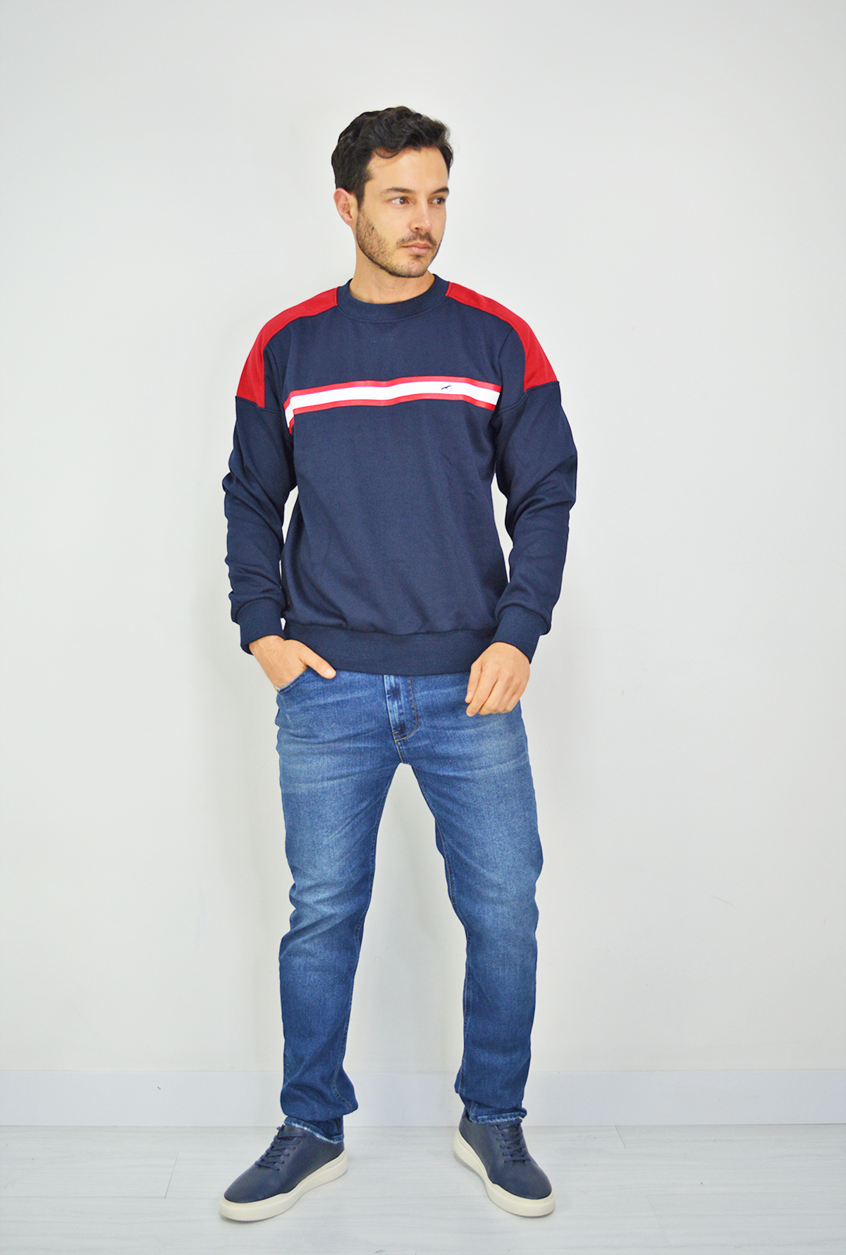 Buzo Azul  para hombre HD012